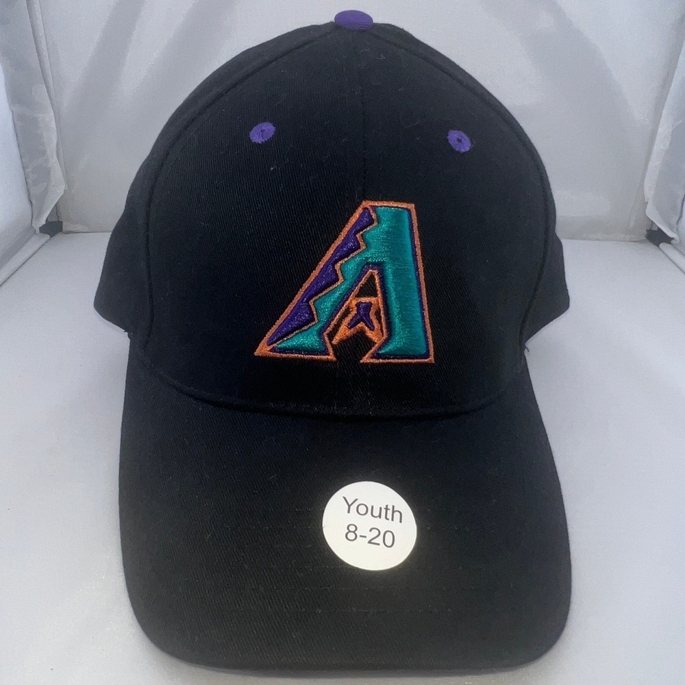 Arizona Diamondbacks MLB Youth‎ Hat Black Purple Teal Drew Pearson Baseball Cap